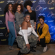 Attendees pose with Shelah Marie, second from right, at the post-event reception.